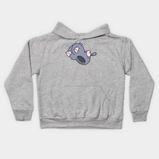 Hippo head Mascot Kids Hoodie